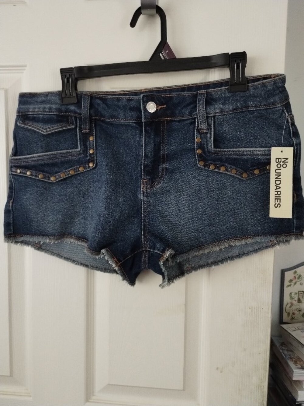 No Boundaries denim shorts